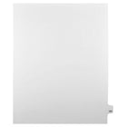 Mark Maker Legal Exhibit Index Tab White Single Tabs, 1/25th Cut, Letter Size, No Holes, Number 123, 25 Pack-White Single Tabs, 1/25th Cut