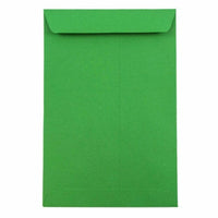 JAM Paper 6" x 9" Open End Catalog Coloured Envelopes - Green Recycled - 25 Pack -Colour: Green