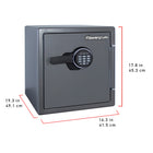 SentrySafe X-Large Digital Fire/Water Safe - 1.23 Cu. Ft.-Explosion Hazard Protection: UL Classifed to protect in a flash fire for 1/2 hour up to 2000-degreeF (1093-degreeC) and the unit will not explode or rupture