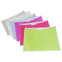 Filemode Fashion Zip Envelope, 1 Pocket, 10 Pack-Zip Envelope