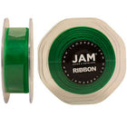 JAM Paper Sheer Organza Ribbon, .88 Inch Wide x 25 Yards, Emerald Green, 2 Pack (807SHemgr25g)-Emerald green