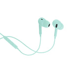 Basic Tech Wired In-Ear Earbuds with Volume Control and Mic - Mint-Volume control