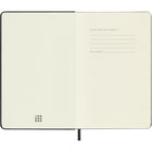 Moleskine Notebook - Medium - Ruled - Hard Cover - 4.5" x 7" - Black-Dimensions: 4.5" x 7"