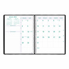Blueline Dec 2022 - Dec 2023 Planifi-Action Weekly/Monthly Planner - Black - 11"H x 8-1/2"W - French-Each spread has boxes for daily priorities, phone calls, correspondence and personal notes