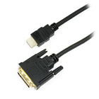 BlueDiamond HDMI to DVI-D 24+1 Cable M/M, 6ft (80182)-Connects an HDMI source to a DVI input or Vice versa