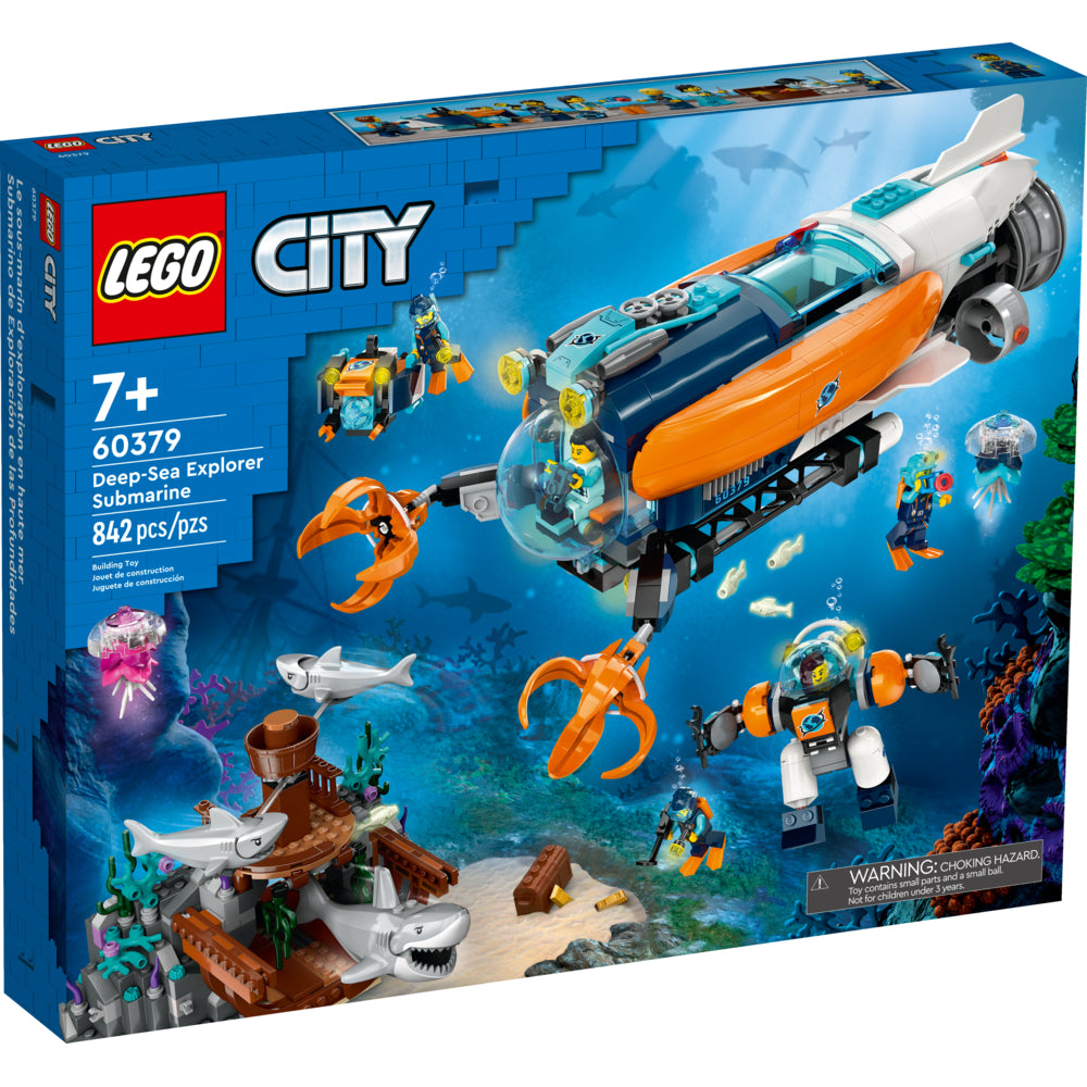 LEGO City Deep-Sea Explorer Submarine Playset - 842 Pieces