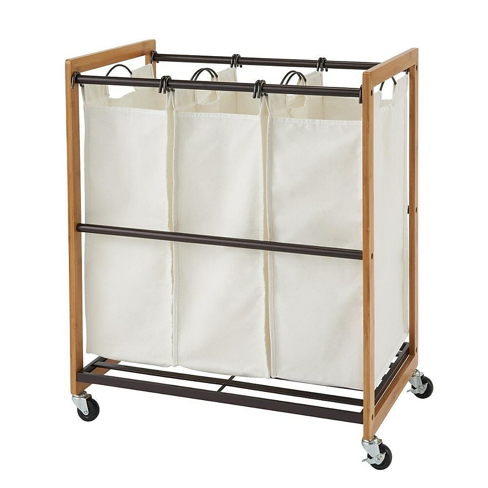 TRINITY 3-Bag Laundry Cart, Bronze (TBFPBR-2103) | staples.ca