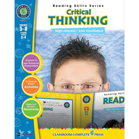 eBook: Critical Thinking - (PDF version - 1-User Download) - ISBN 978-1-55319-486-6 - Grade 5 - 8-You will receive two emails: one confirming your entire order, and one with a "Download Software" buttonYou can download immediately or return to your email to download later