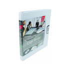 Wilson Jones Round Ring Professional Logo Binder - 3-Ring - Letter Size - 100 Sheet Capacity - 1/2" - White-White , round ring 1/2" binder with 100 Sheet capacity