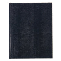 Blueline College Ruled Executive Notebook - 10-3/4" x 8-1/2" - Blue - 150 Pages (75 Sheets)-White Paper