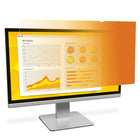 3M 23" Gold Privacy Filter-Outside the 60-degree viewing angle, the filter projects a vibrant gold shield of effective, world-class privacy