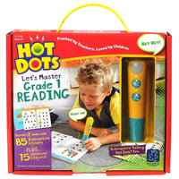Hot Dots Let's Master Grade 1 Reading, Ages 6+ (EI-2392)-Subjects include Phonics, Sight Words, Punctuation & Grammar, Reading Comprehension.