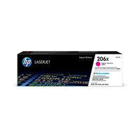 HP 206X High Yield Magenta Original LaserJet Toner Cartridge-Magenta ink