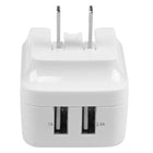 StarTech Dual-Port USB Wall Charger, International Travel, 17W/3.4A, White-Ensure all your mobile devices are charged and ready when you need them