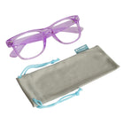 Gry Mattr HAPPY Kids Blue Light Glasses - Ages 8+ - Purple-Size for kids 8+