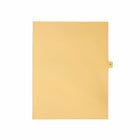 Mark Maker Legal Exhibit Index Tab Buff Single Tabs, 1/15th Cut, Letter Size, No Holes, Letter G, 25 Pack-Buff Single Tabs, 1/15th Cut