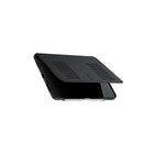 Zugu Alpha Case for 12.9" iPad Pro (2021) - Black-High Quality external matte synthetic black leather