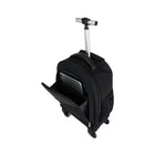 Bugatti Lucas Backpack on Wheels - Polyester-The padded laptop compartment fits most 15.6" laptops, providing secure protection for your valuable device.