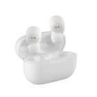 Basic Tech True Wireless Earbuds - White-32 ft. Bluetooth signal range
