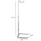 Eddie's Single Handbag Counter Display - Chrome - 2 Pack (165000-2)-Metal
