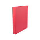 Staples Economy 1/2" Round 3-Ring Binder - Letter Size - 100 Sheet Capacity - Red-Red, O-Ring binder with 100 sheet capacity