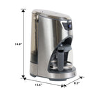 Kenmore Elite Programmable 12-cup Coffee Maker with Filter-Removable reservoir with clear water level indicator