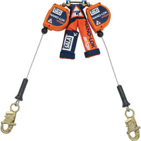 DBI Sala Nano-Lok Edge Self-Retracting Lifelines with Snap Hook, 2 Legs-Specifically designed for foot level tie off and sharp edge applications