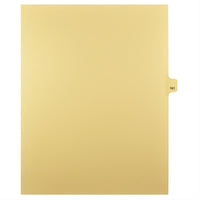Mark Maker Legal Tabs - Letter Size - Buff - 1/25th cut - 25 tabs per package - 5 packages Pack - Number 161-Buff Single Tabs