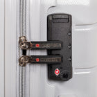 Air Canada Optimum 20" Hardside Carry-on Luggage - Spinner - Light Grey-Rubber feet side protectors