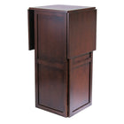 Winsome Newport Wine Bar Expandable Counter, Antique Walnut-Dimensions:  40.16" H. x  50" W. x 17.87" D.