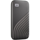Western Digital My Passport 1TB USB 3.2 External Solid State Drive - Grey-Durable construction: Features a bold, metal design that is tough enough to handle whatever comes your way. Its shock- and vibration-resistant construction resists drops of up to 6.5' (1.98m)
