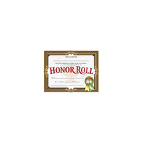 Hayes Brown Border Honor Roll Certificate, 8 1/2" x 11", 90 Pack (H-VA612)-Size: 8 1/2"(L) x 11"(W)