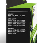HP 65 Black & Tri-Colour Original Ink Cartridges, 2 Pack (T0A36AN)-The multipack contains individual colour cartridges (dye-based tri-Colour and pigmented black)