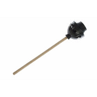 Hydro Thrust Toilet Plunger-Large capacity, funnel-shaped black rubber cup acts as a super-charger against hard to move stoppages