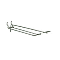 Azar Displays 8" x 0.148" Flip Scan Loop, 50 Pack-Galvanized metal