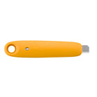 OLFA SK-7 Semi-Automatic Compact Self-Retracting Safety Knife - Yellow-Yellow ABS plastic handle with stainless-steel support channel