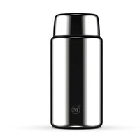 Minimal Stainless Steel Insulated Food Jar - Classic - 750ml-Wide mouth makes filling and cleaning the jar a breeze