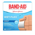 BAND-AID Brand WET-FLEX Bandages, Assorted, 60 Pack-Long lasting adhesive helps the bandage stay on when wet