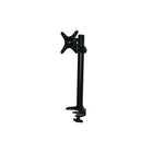 Victor Monitor Mount with Single and Dual Arm Components (DC002)-Optimizes the space of any traditional or standing desk by freeing up the work surface allowing more room for files, paper work, writing utensils, and more