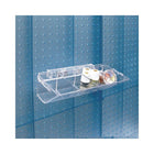 Azar Displays 4 Compartment Pegboard/Slat Wall Tray, 2 Pack (223011)-Dimensions: 3"H x 10-1/2"W x 5"D