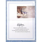 Rosedale "Merry Christmas" Blue Jay Greeting Cards with Envelopes - 5-1/2" x 8" - 12 Pack-External Message: Merry Christmas