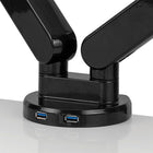 Fellowes Platinum Series Dual Monitor Arm (8042501)-Intuitive cord management system helps minimize clutter