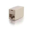 C2G 1937 RJ-45 8-pin Modular Inline Coupler-The RJ45 8-pin Modular Straight-Through Inline Coupler offers female-to-female feed through connections to enable easy cable connectivity.