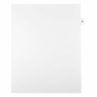 Mark Maker Legal Exhibit Index Tab White Single Tabs, 1/15th Cut, Letter Size, No Holes, Number 63, 25 Pack-White Single Tabs, 1/15th Cut