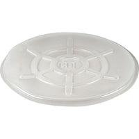 Cdf Corporation, Protective Drum Lids, Closed Top, Fits: 55 Us Gal (45 Imp. Gal.), Clear - 6 Pack-Colour: Clear