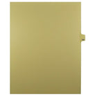 Mark Maker Legal Exhibit Index Tab Buff Single Tabs, 1/25th Cut, Letter Size, No Holes, Number 160, 25 Pack-Buff Single Tabs, 1/25th Cut