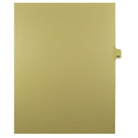 Mark Maker Legal Exhibit Index Tab Buff Single Tabs, 1/25th Cut, Letter Size, No Holes, Number 160, 25 Pack-Buff Single Tabs, 1/25th Cut