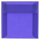JAM Paper 6 x 6 Square Envelopes, Purple Translucent Vellum, 50 Pack (PACV517I)-Primary blue translucent envelope