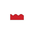 Trend T-9877 39' X 2.25" Scalloped Solid Terrific Trimmer, Red, 108 Pack (T-9877)-Bulletin board trimmers can be used to embellish classrooms of prekindergarten to grade 12 students