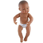 Miniland Educational Anatomically Correct Newborn Doll, Hispanic Girl, 15-3/4" (MLE31008)-Material: Vinyl